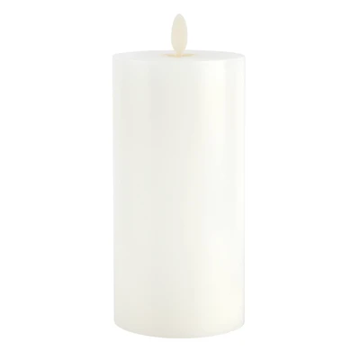 3" x 6" Moving Flame LED Wax Pillar Candle by Ashland