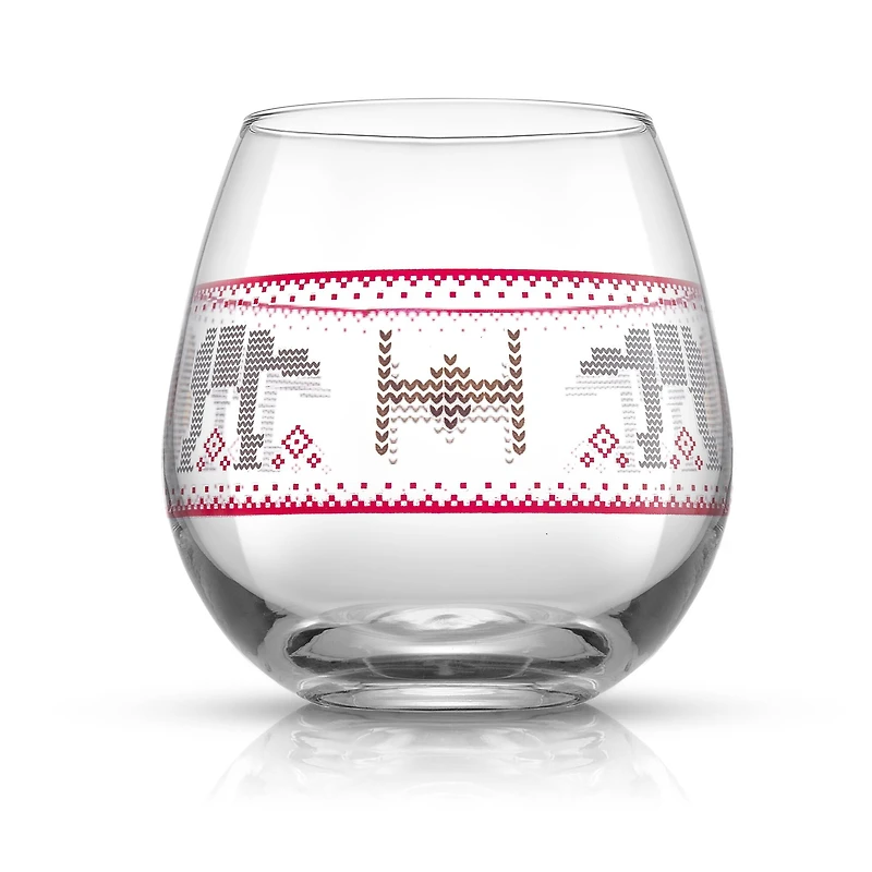 JoyJolt® Star Wars™ 15oz. Ugly Sweater Collection Stemless Drinking Glass, 4ct.