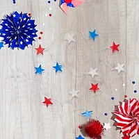 20ct. Patriotic Americana Star LED String Lights