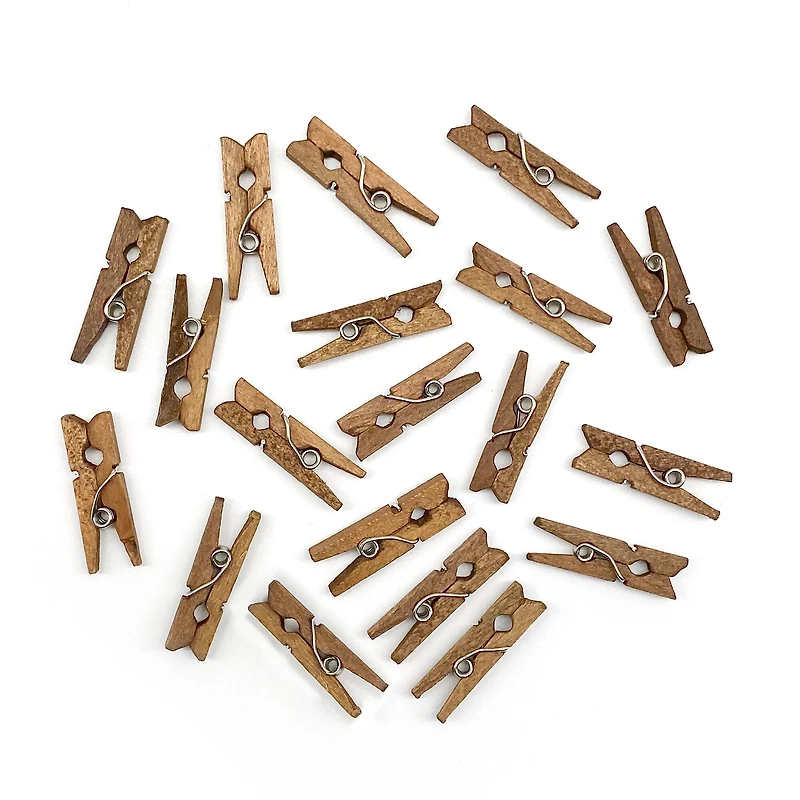 Mini Walnut Clothespins by Recollections™
