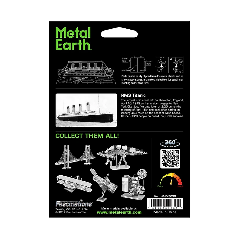 Metal Earth® Titanic 3D Metal Model Kit