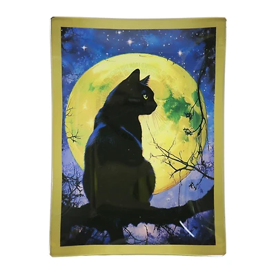 4" x 6" Black Cat Glass Plate by Ashland®