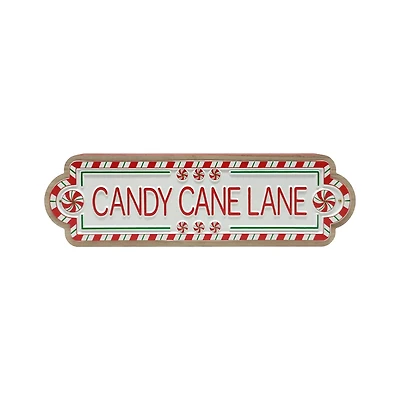 15.5" Candy Cane Lane Sign Tabletop Décor by Ashland®