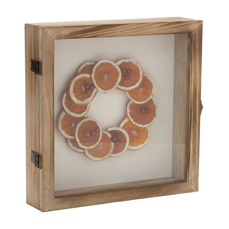 10" Dried Fruit Wreath Shadow Box Set