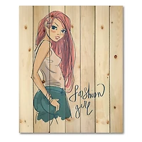 Designart - Trendy Fashion Girl I