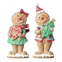 Glitzhome® Gingerbread Table Décor Set