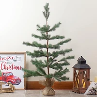 3ft. Unlit Real Touch™️ Ponderosa Pine Artificial Christmas Tree with Jute Base