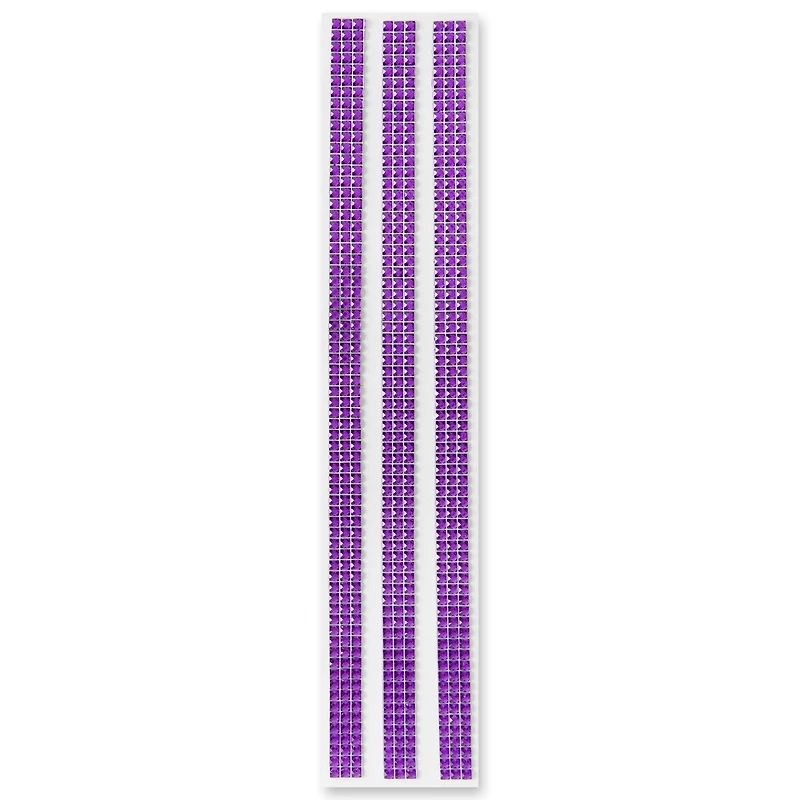 12 Packs: 3 ct. (36 total) Violet Border Bling Stickers by Recollections™