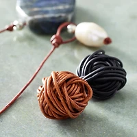 12 Packs: 3 ct. (36 total) 1mm Ebony, Cedar and Mahogany Round Leather Cording by Bead Landing™