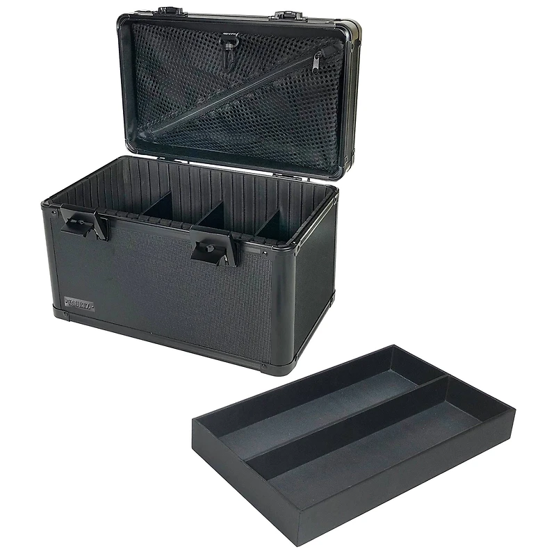 Vaultz Black Tactical Divided Storage Box