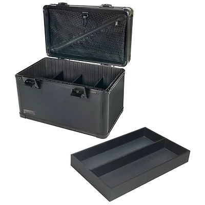 Vaultz Black Tactical Divided Storage Box