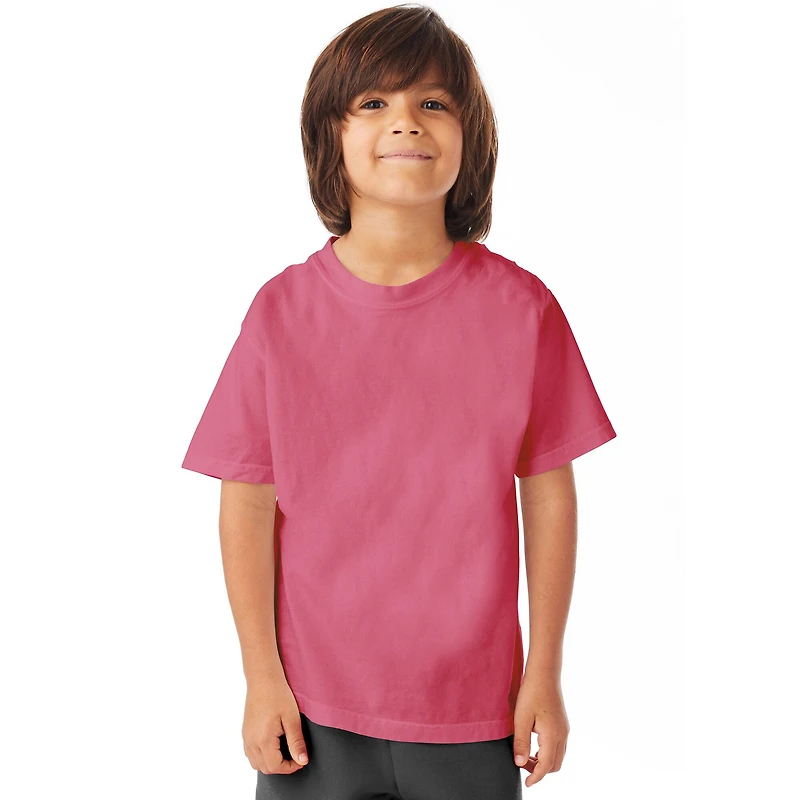 Hanes ComfortWash Garment Dyed Boys Short Sleeve T-Shirt