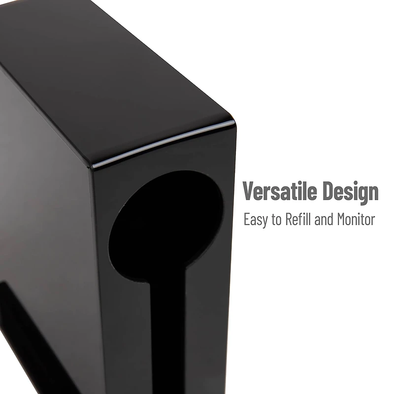 Mind Reader Foundation Collection Black Utensil Dispenser, 2ct.