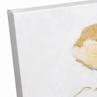 Golden Florals 16" x 20" Canvas Wall Art