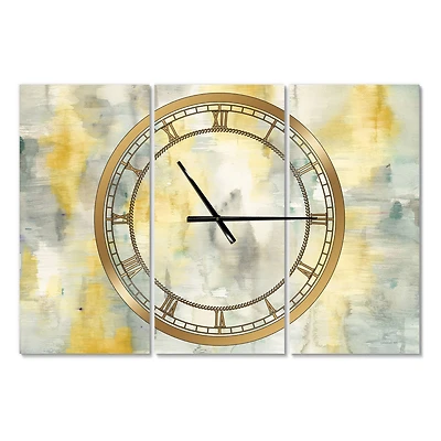 Designart Summer Shower Multipanel Wall Clock