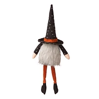 Glitzhome® 20" Halloween Fabric Gnome Sitter Décor