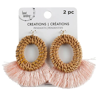 Creations Bamboo Tassel Pendants by Bead Landing™