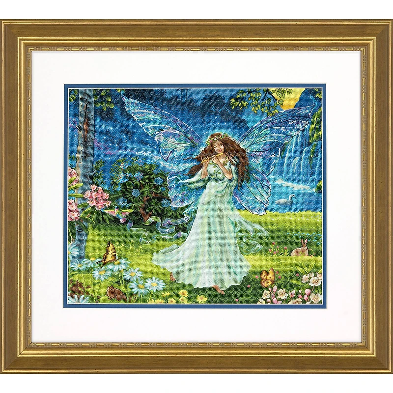 Dimensions® Gold Collection® Spring Fairy Counted Cross Stitch Kit