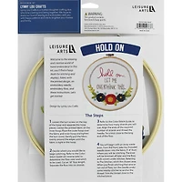 Leisure Arts Hold On Mini Maker Embroidery Kit