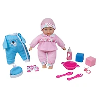 Lissi Dolls 11" Talking Baby Set