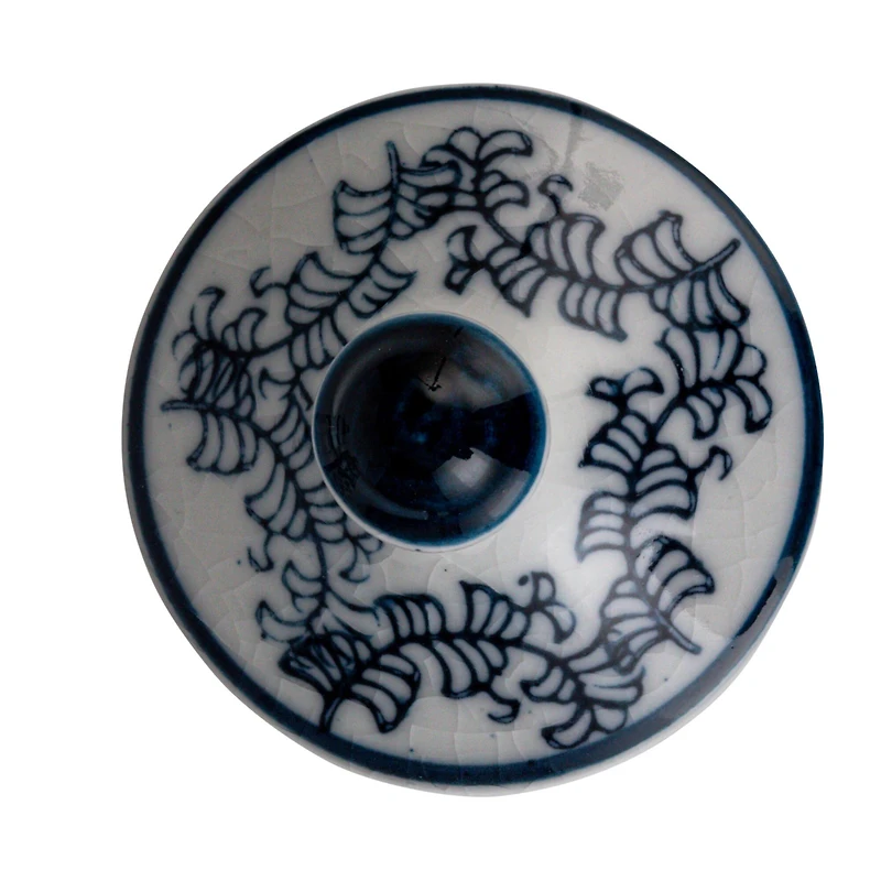 Hello Honey® 4.5" Blue Blossom Enchantment Stoneware Jar Set