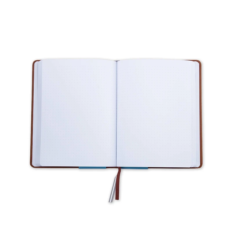 8 Pack: Cognac Hardcover Dot Journal by Artist's Loft™