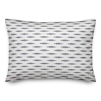Indigo Leaf Pattern 14" x 20" Indoor / Outdoor Pillow
