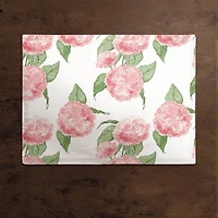 Pink Hydrangea Pattern 18" x 14" Cotton Twill Placemat