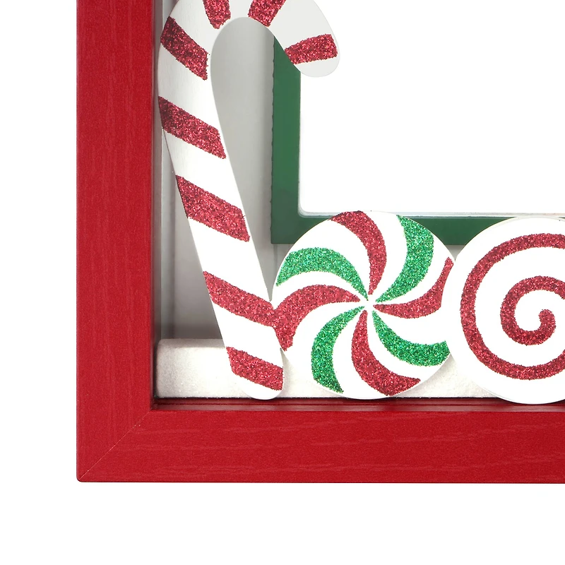 5" x 7" Candy Cane Lane Light-Up Tabletop Frame by Studio Décor®