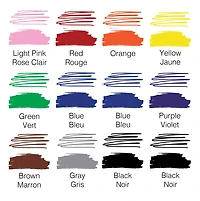 Tulip® Ultimate Fabric Markers Rainbow, 24 Pack