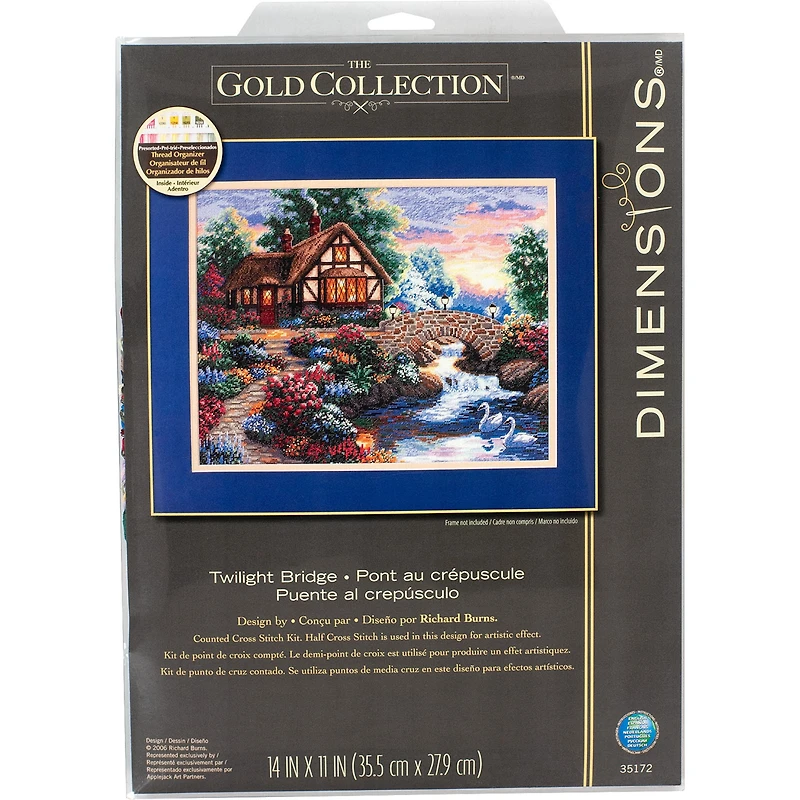 Dimensions® Twilight Bridge Counted Cross Stitch Kit