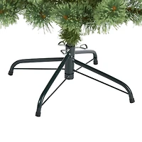 5ft. Pre-Lit White Mountain Pine & Pinecones Artificial Christmas Tree with Clear LED Lights