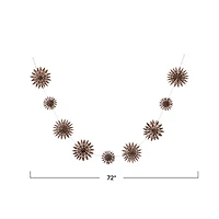 Hello Honey® 6ft. Paper Snowflake Garland in Kraft Box