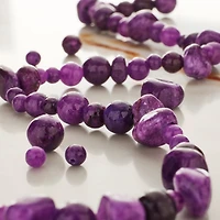 Dark Purple Quartz Beads by Bead Landing™