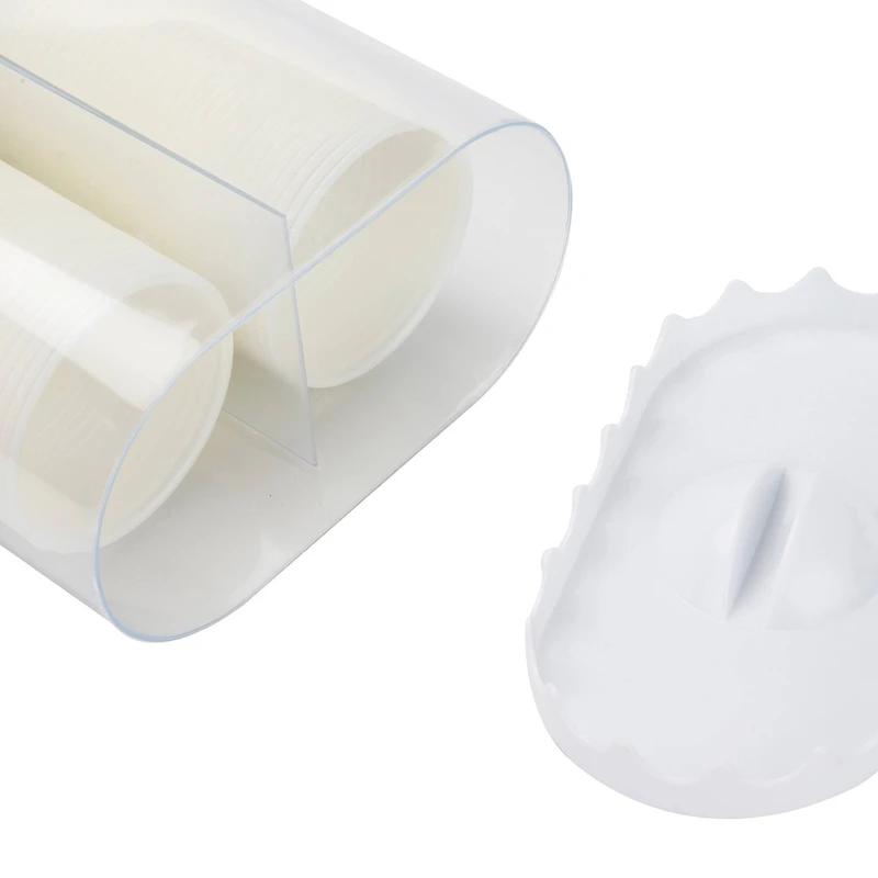 Mind Reader White Double-Tube Top Fill Disposable Cup Dispenser