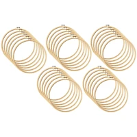 30 Pack: 10" Wooden Embroidery Hoop by Loops & Threads™