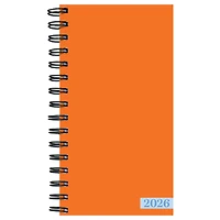 2026 Orange Small Weekly Monthly Planner