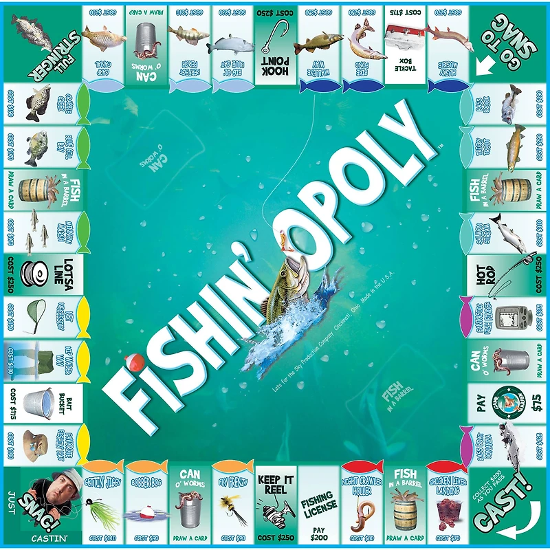 Late For The Sky Fishin'-Opoly™ Board Game