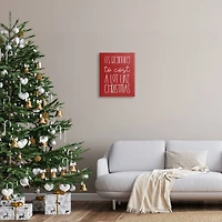 Stupell Industries Cost A Lot Like Christmas Funny Phrase Canvas Wall Art