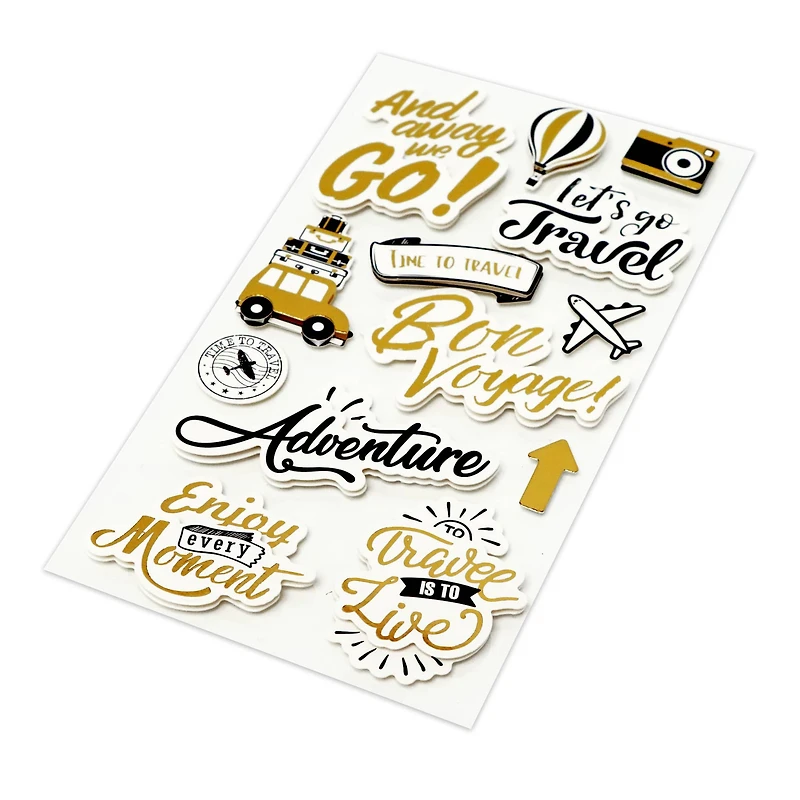 Travel Phrase Dimensional Stickers by Recollections™