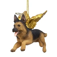 Design Toscano Honor the Pooch German Shepherd Angel Ornament
