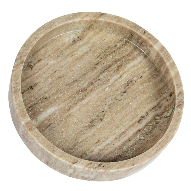 Hello Honey® 8" Beige Marble Bowl Dish