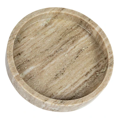 Hello Honey® 8" Beige Marble Bowl Dish