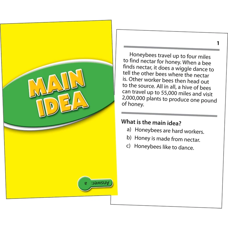 Edupress® Main Idea Practice Cards, Levels 5.0-6.5