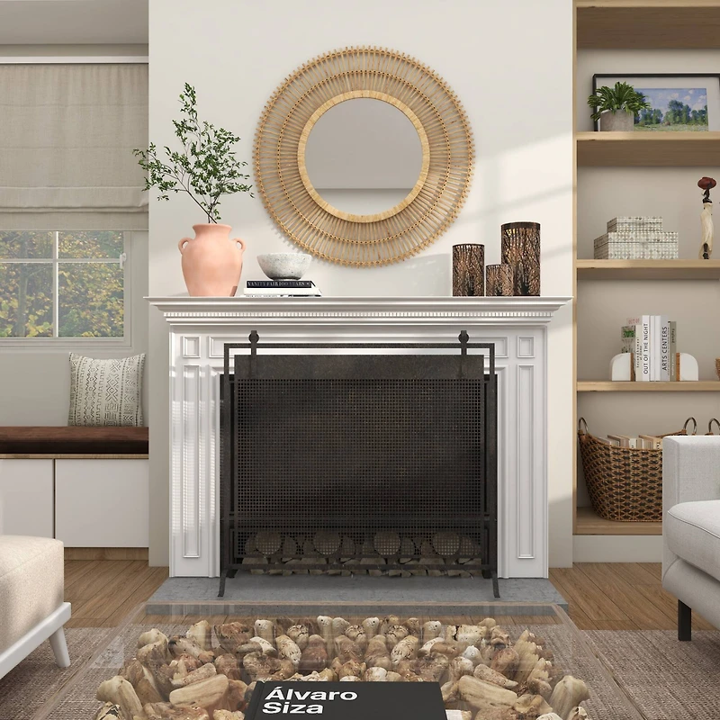 11" Orange Ceramic Terra Cotta Jug Vase with Handles