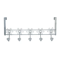Simplify Crystal Daisy Over the Door Hook Rack