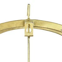 Hello Honey® 2.5ft. Gold Double Frame Round Clock