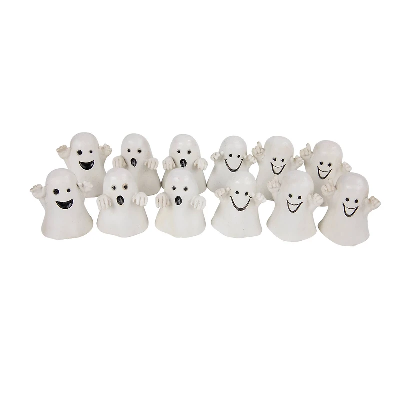 2" Mini Ghost Decoration Set