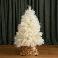 4ft. Unlit Off-White Pampas Grass Artificial Christmas Tree