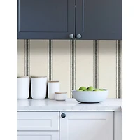 NuWallpaper Charcoal Langston Peel & Stick Wallpaper